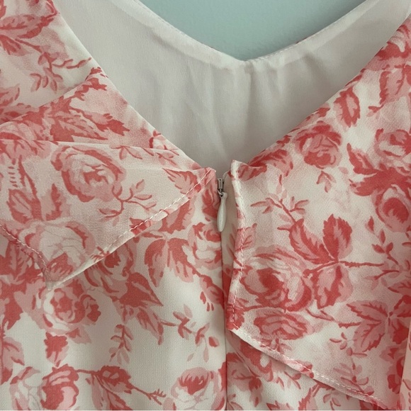 Lovers + Friends X Revolve  Midi Floral Off The Shoulder Dress Size Medium - Picture 12 of 15